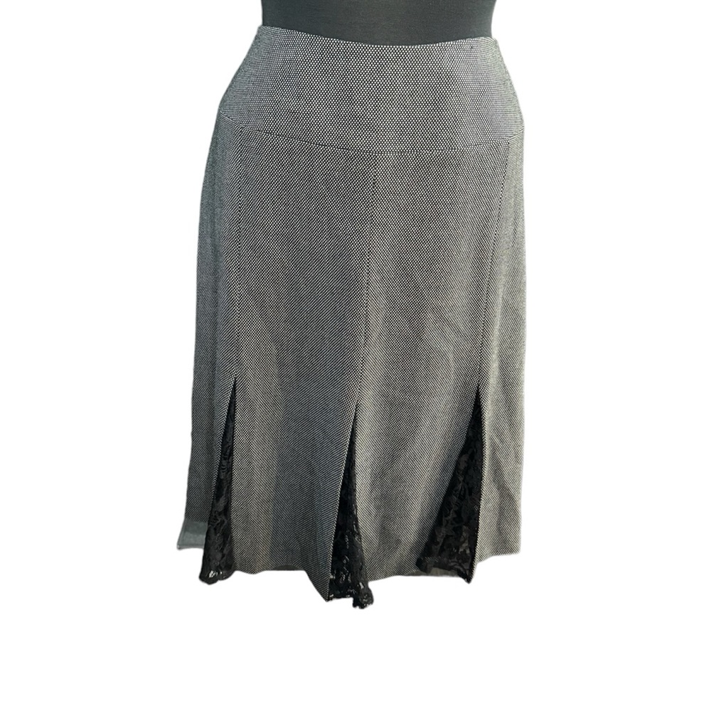 Conrad C collection skirt with lace